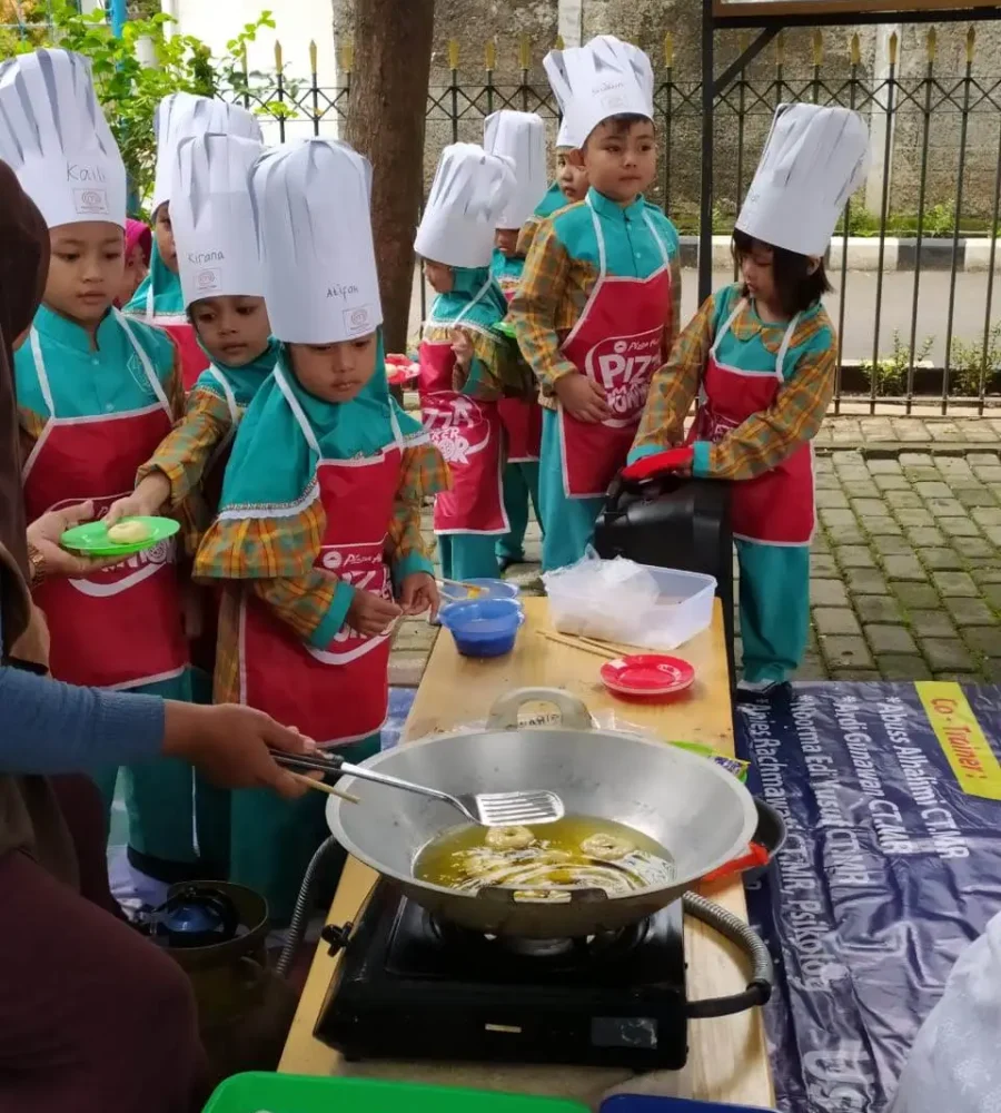 Kegiatan Cooking Class di PAUD Asoka